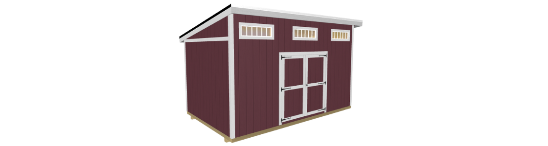 A Modern Utility style portable building by Smart Shed which is a button to visit Lakeside Building Sales' Modern Utility information page.