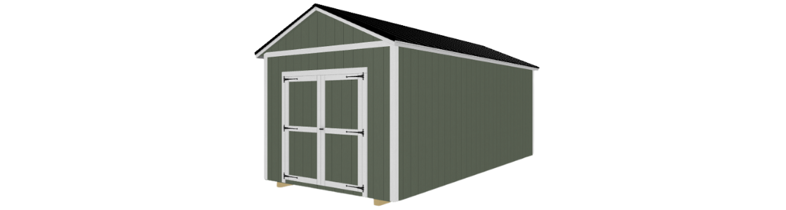 A Utility style portable building by Smart Shed which is a button to visit Lakeside Building Sales' Utility information page.